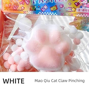 Amazon | スクイーズおもちゃ 猫 肉球 動物 ワッフル ドーナツ